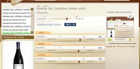 DEHESA DEL CARRIZAL SYRAH 2007 - 90.15 PUNTOS EN WWW.ECATAS.COM POR JOAQUIN PARRA WINE UP