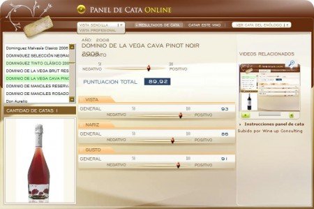 DOMINIO DE LA VEGA BRUT NATURE GRAN RESERVA PINOT NOIR 2008 - 89.92 PUNTOS EN WWW.ECATAS.COM POR JOAQUIN PARRA WINE UP