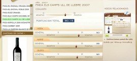 FINCA ELS CAMPS ULL DE LLEBRE 2007 – 90.15 PUNTOS EN WWW.ECATAS.COM POR JOAQUIN PARRA WINE UP FINCA ELS CAMPS ULL DE LLEBRE 2007 - 90.15 PUNTOS EN WWW.ECATAS.COM POR JOAQUIN PARRA WINE UP
