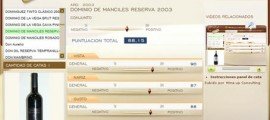 DOMINIO DE MANCILES RESERVA 2003 – 88.15 PUNTOS EN WWW.ECATAS.COM POR JOAQUIN PARRA WINE UP DOMINIO DE MANCILES RESERVA 2003 - 88.15 PUNTOS EN WWW.ECATAS.COM POR JOAQUIN PARRA WINE UP