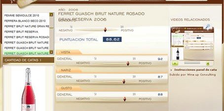 FERRET GUASCH BRUT NATURE ROSADO GRAN RESERVA 2006 - 88.62 PUNTOS EN WWW.ECATAS.COM POR JOAQUIN PARRA WINE UP