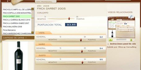 FINCA GARBET 2005 - 93.85 PUNTOS EN WWW.ECATAS.COM POR JOAQUIN PARRA WINE UP