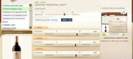 CONTINO RESERVA 2007 - 92.15 PUNTOS EN WWW.ECATAS.COM POR JOAQUIN PARRA WINE UP