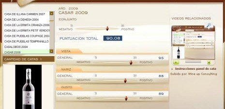CASAR 2009 - 90.08 PUNTOS EN WWW.ECATAS.COM POR JOAQUIN PARRA WINE UP