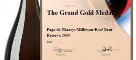 El Concurso Mundial de Bruselas premia a Pago de Tharsys con su máximo galardón: LA GRAN MEDALLA DE ORO Millesime Rose + Diploma