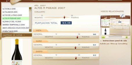 ALTOS R PIGEAGE 2007 - 93.38 PUNTOS EN WWW.ECATAS.COM POR JOAQUIN PARRA WINE UP