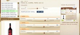 FINCA EL CARRIL TINTO 2010 - 87.38 PUNTOS EN WWW.ECATAS.COM POR JOAQUIN PARRA WINE UP
