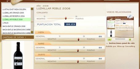 LUZMILLAR ROBLE 2008 - 88.23 PUNTOS EN WWW.ECATAS.COM POR JOAQUIN PARRA WINE UP