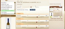PAZO DE SEÑORANS ALBARIÑO 2010 - 90.08 PUNTOS EN WWW.ECATAS.COM POR JOAQUIN PARRA