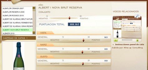 ALBERT I NOYA BRUT RESERVA - 88.92 PUNTOS EN WWW.ECATAS.COM POR JOAQUIN PARRA WINE UP