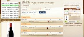 CONDE DE VALDEMAR GARNACHA 2008 - 90.77 PUNTOS EN WWW.ECATAS.COM POR JOAQUIN PARRA WINE UP