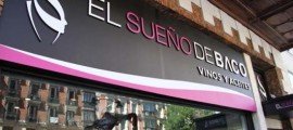 Escaparate Calle Goya 32 El Sueno de Baco