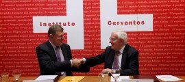 GONZÁLEZ BYASS Y EL INSTITUTO CERVANTES SE UNEN PARA DIFUNDIR LA CULTURA ESPAÑOLA FIRMA CONVENIO GBYASS
