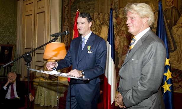 Pau Roca, Secretario General de la FEV y Bruno Delaye, Embajador de Francia en España